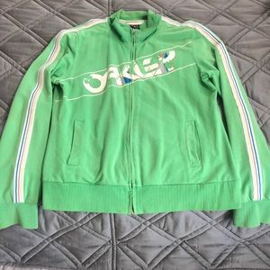 Used Oakley Women’s Track Jacket light green